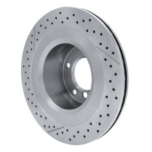 Mercedes-Benz G65 AMG Brake Rotor (1) - Rear - R1 Concepts - Drilled and Slotted - `13-`18